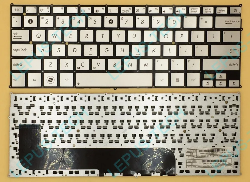 

Original US Keyboard for ASUS UX21 UX21E UX21A keyboard silver MP-11A93US6528