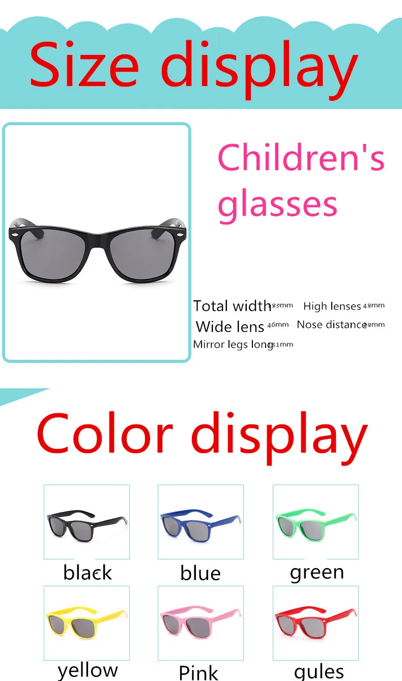 ASOUZ 2018 new stylish square color children's sunglasses retro cat eyes boy girl UV400 safety high-end brand nail nail eyewear (7)