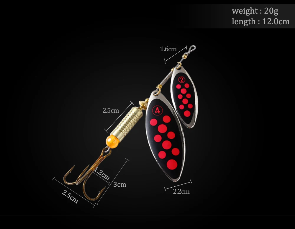 FTK 1 шт. длинный Литой цветной Спиннер приманки рыболовные приманки, рыбалка Спиннер блесток блестка рыболовные приманки с пером крюк снасти