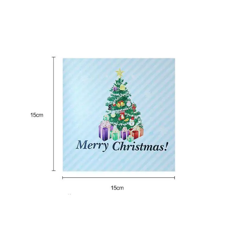 3d pop up christmas card valentine s day xmas invitation greeting