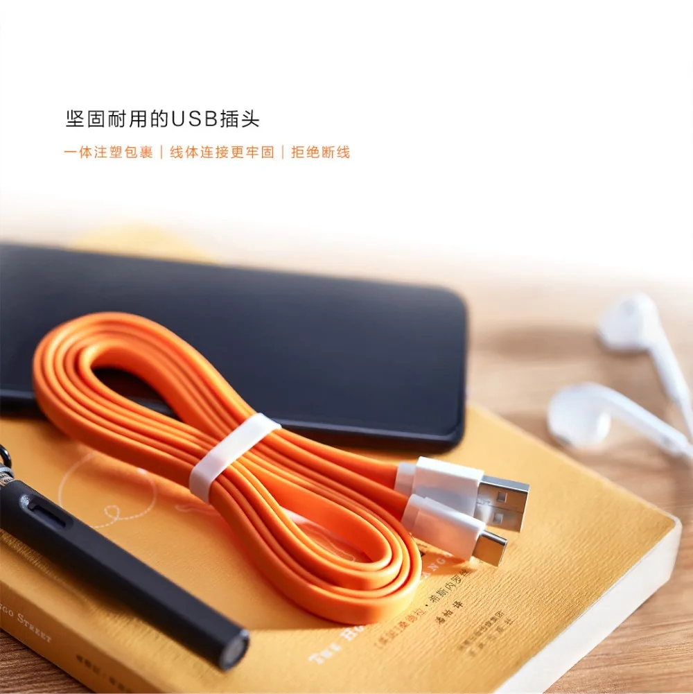 Xiaomi Mi usb type C кабель передачи данных для быстрой зарядки type-C 1200 мм Поддержка 5 в 2.1A Быстрая зарядка 120 см