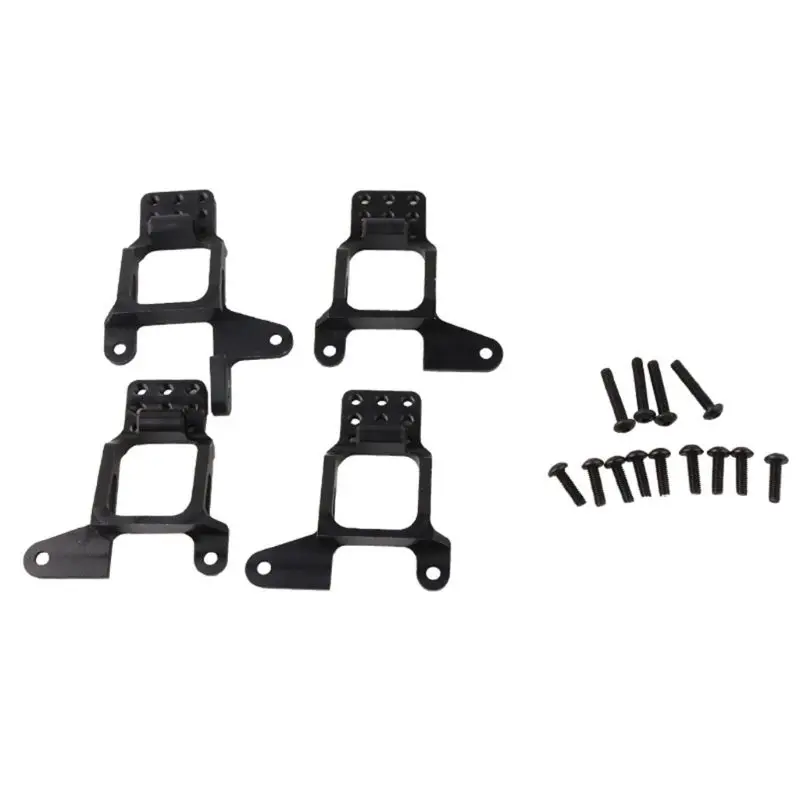 

4Pcs Aluminum Alloy Front/Rear Shock Tower Hoops Bracket Mount for TRAXXAS TRX4 TRX-4 1/10 RC Crawler Car
