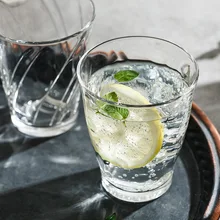 4 упаковки креативной стеклянной посуды прозрачные чашки для сока