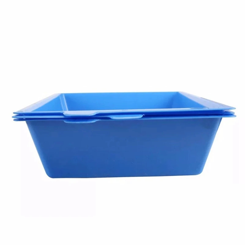 3Pcs Cat Potty Semi-Closed Splash Cat Toilet Litter Box Plastic Potty Set Pet Supplies 3 Interlocking Tray Easy To Use