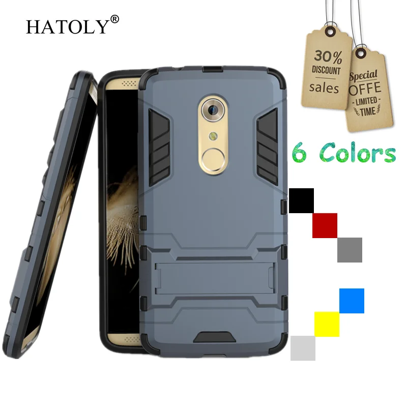 HATOLY Cover ZTE AXON 7 Case Rubber Robot Armor Shell Slim Hard Back