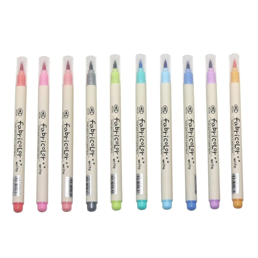 

10-color Suit Soft Brush Colorful Brush Children's Drawing Student Supplies Beauty Pen Smooth writing
