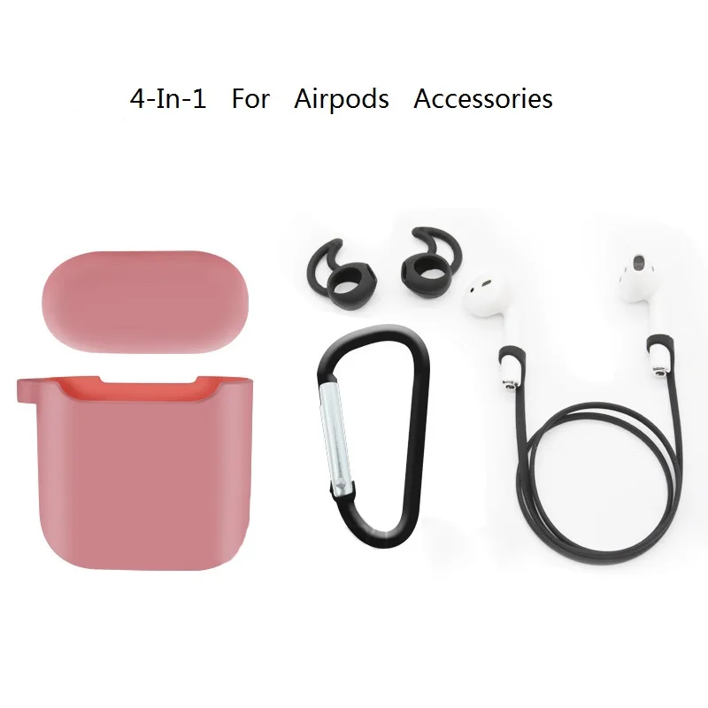 RBAYSALE 4 In 1 For Airpod Case Silicone Headphone Cover
