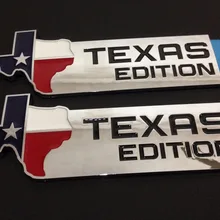 Высокого качества большие размеры 50 шт.* Авто CHROME TEXAS ИЗДАНИЕ багажнике авто эмблема Техас крыло Автомобильная эмблема Стикеры