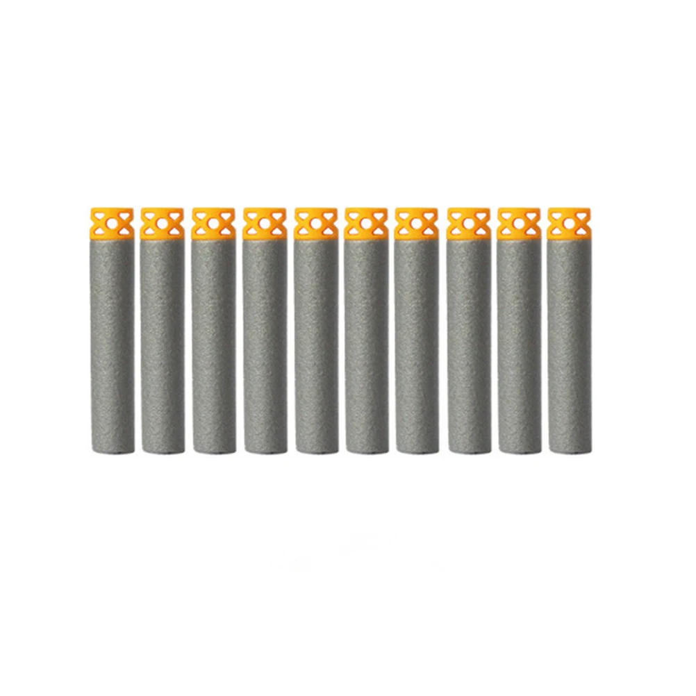 100 шт. EVA губка пенные дротики для Nerf N-strike Elite комплект бластеров детское игрушечное ружье(серебристо-серый