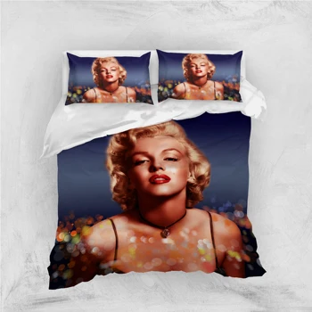 

3D print Bedding set Marilyn Monroe friends' presents Duvet cover set Home Textiles
