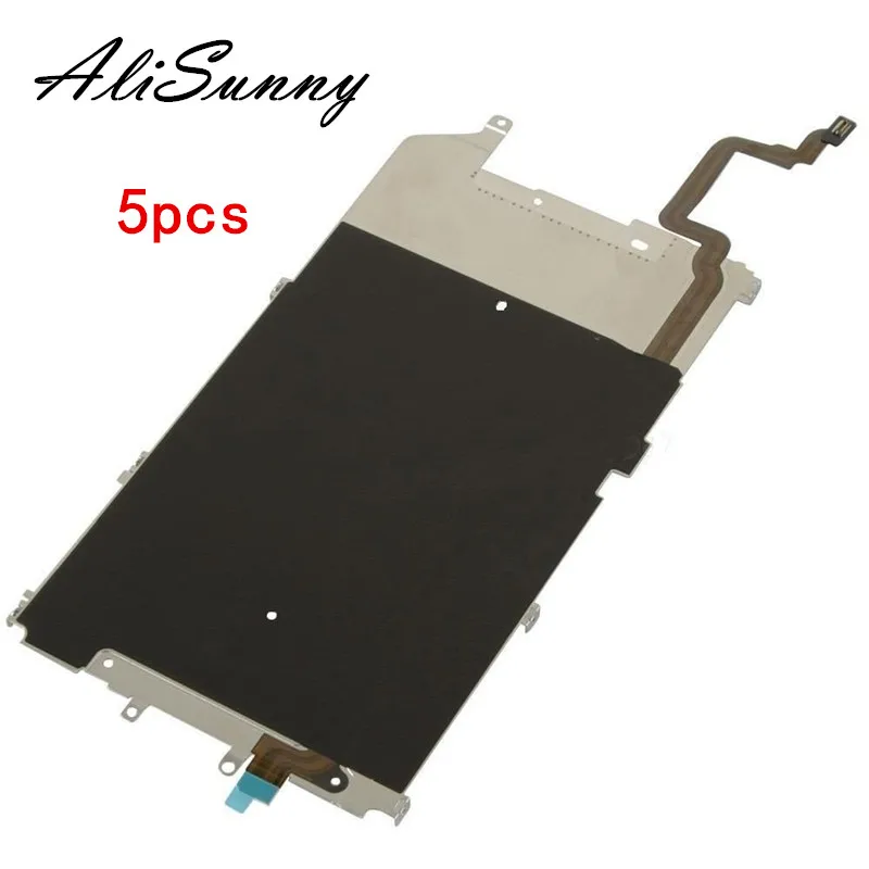 

AliSunny 5pcs BackPlate Shield for iPhone 6 4.7'' 6 Plus LCD Metal Back Plate Home Extend Long Flex Cable Replacement Parts