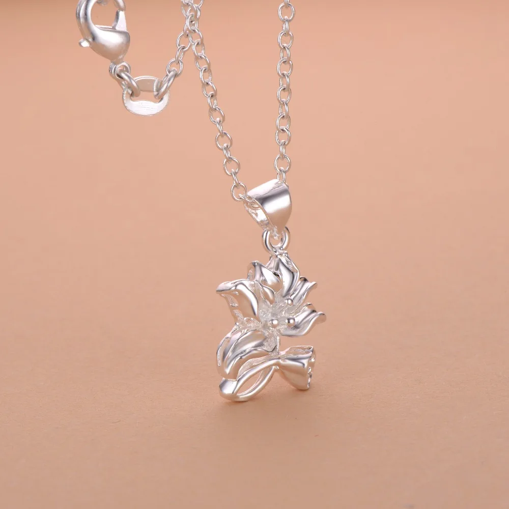 Elegant silver necklace Clearance