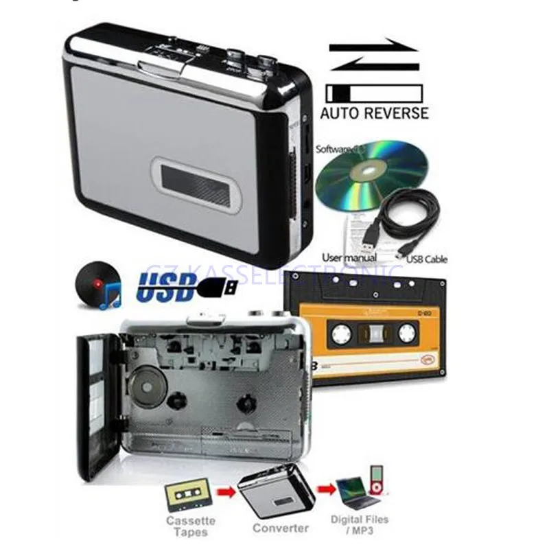 Através de pc para Windows Gravador de Cassetes Novo Jogador Cassete Mac Usb Frete Grátis 2020 Mp3 - Imagem 2