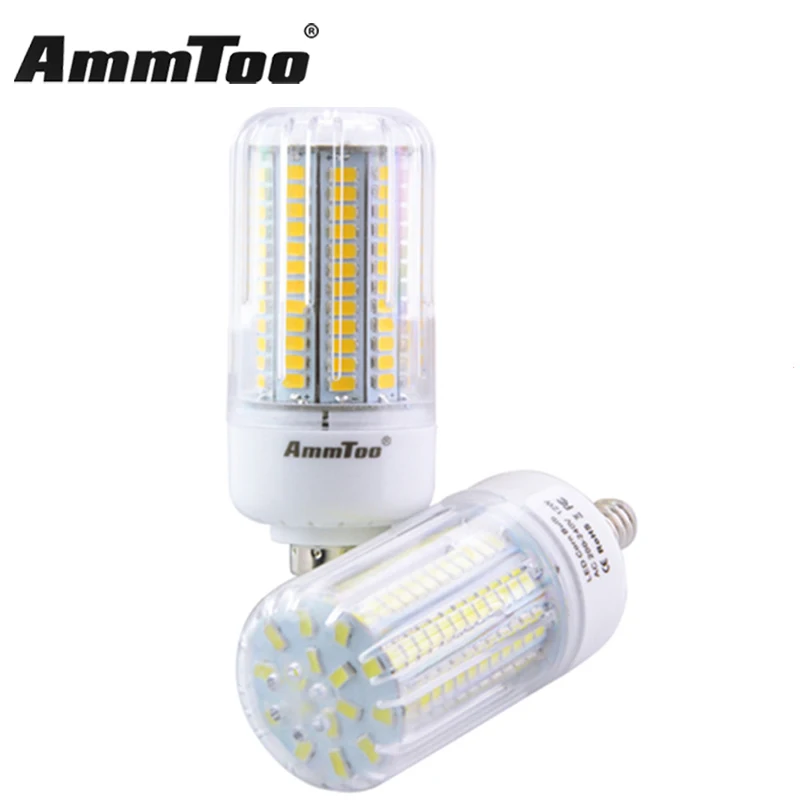 1 шт. светодиодный светильник E27 SMD 5736 ярче чем 5733 5730 230 В E14 220 лампочка-кукуруза |