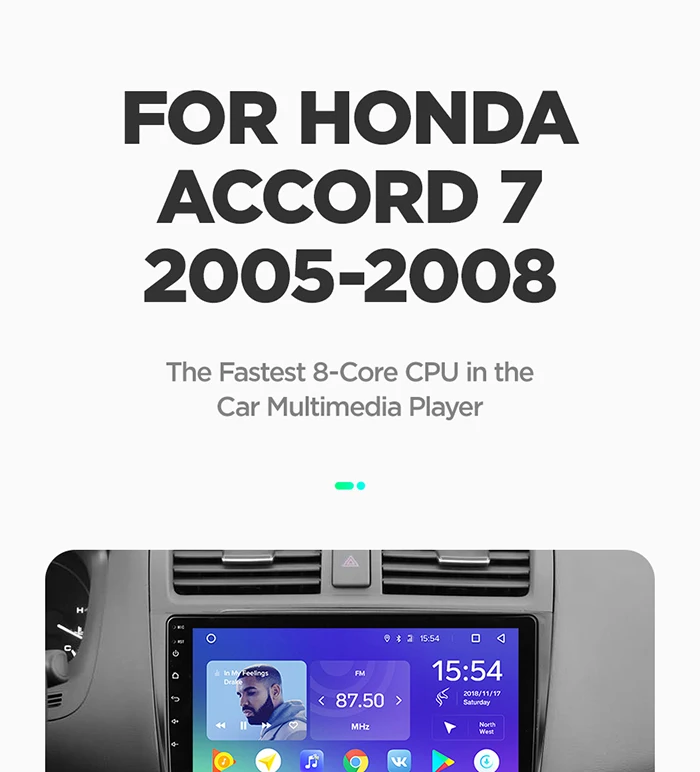 Discount TEYES SPRO For Honda Accord 7 CM UC CL 2005 2006 2007 2008 Car Radio Multimedia Video Player Navigation GPS Android 8.1 No 2din 5