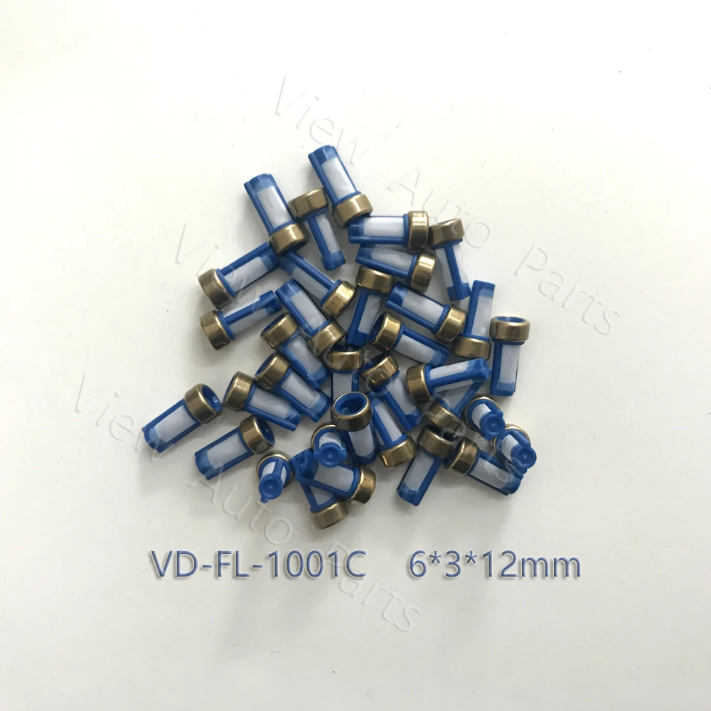 

20 pcs Fit for ASNU03C Blue Fuel Injector Micro Basket Filter Top Quality Fuel Injector Repair Kits 6*3*12mm VD-FL-1001C