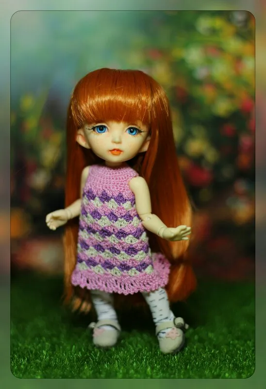 BJD кукла Rin Basic два лица и уши 1/8 с глазами