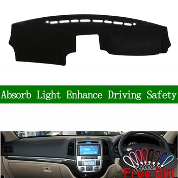 

For Hyundai Santa Fe 2007 2008 2009 2010 2011 2012 Right Hand Drive Dashboard Cover Car Stickers Dash Mat Interior Accessories