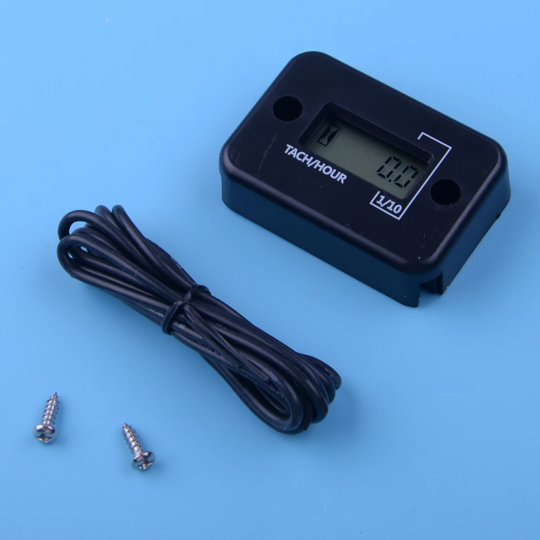 industrial timer Waterproof Digital Hour Meter Gauge LCD Motorcycle for