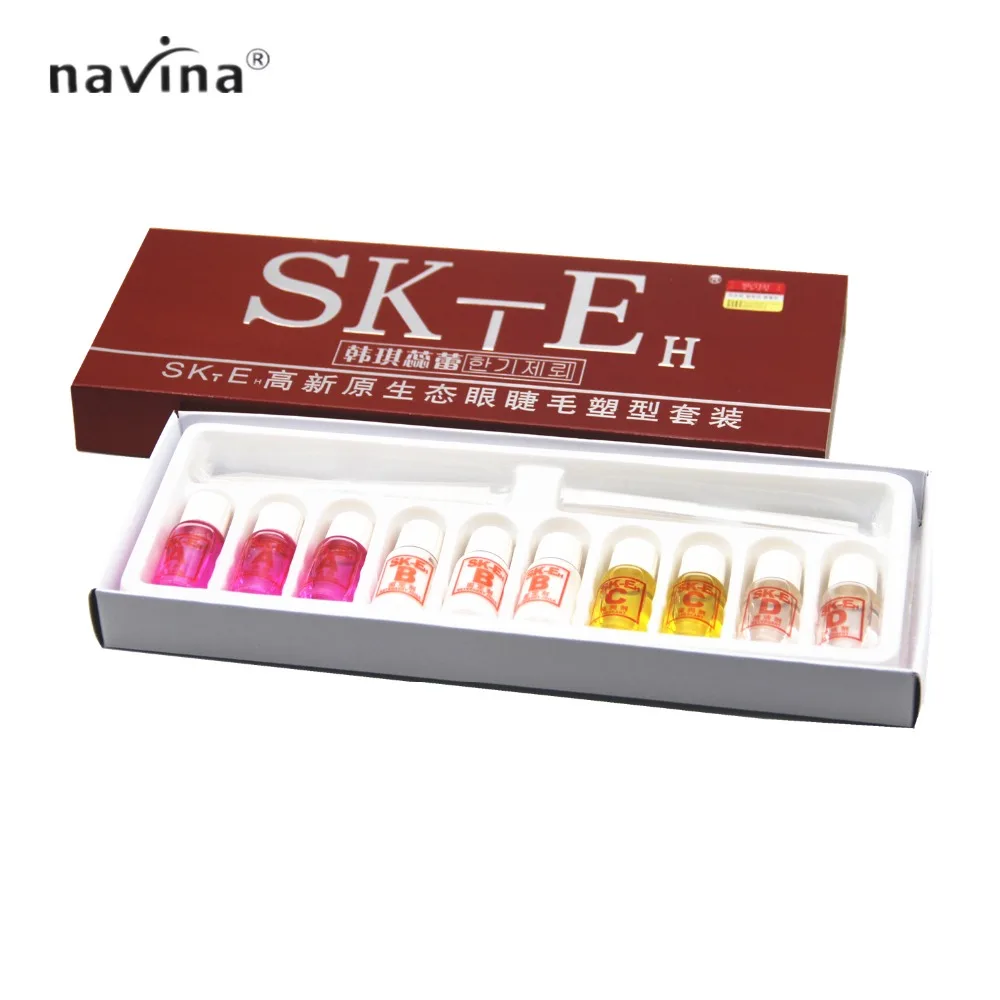 

NAVINA Make Up kit False Eyelash Curling Perming Curler PERM Kit Eyelash maquiagem Wave Lotion Eye Rod Glue Set