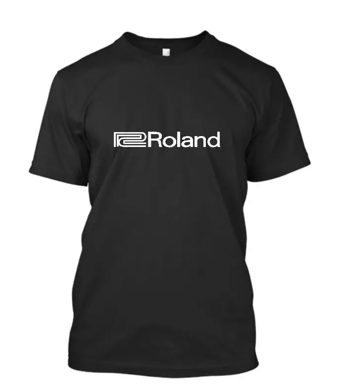 New ROLAND Men's Black T-Shirt Size S-5XL | Мужская одежда