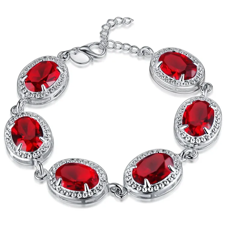 

nice bracelet High quality Fashion jewelry silver gift gem Hand catenary PS570
