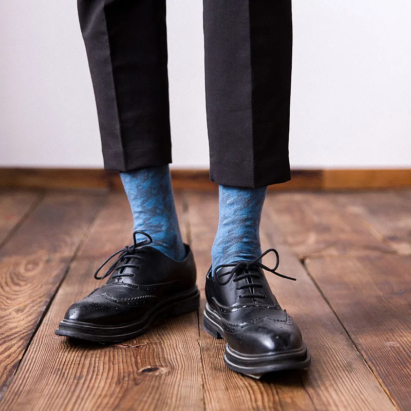 Morematch 1 пара мужские большие Безразмерные носки геометрические хлопковые носки с рисунком мужской кошелек носки 6 цветов на выбор