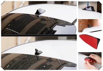 

Car universal Carbon fiber ornament wireless roof tail shark fin for Kia eco Pro-cee-d KOUP cee-d Rondo Kue Kee K2 K3 K5 k9