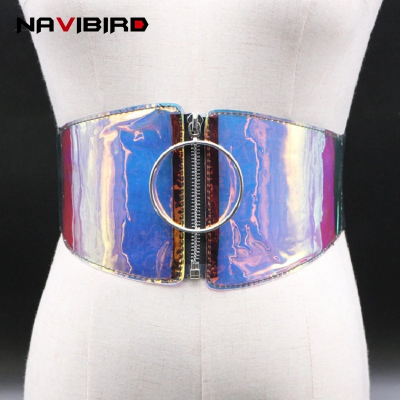 Holographic corset belt Clearance