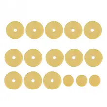 16 шт./лот 4 Размеры желтый качество прочный фетр флейта колодки закрыть колодки для отверстий флейты набор замена интимные аксессуары для флейты ин