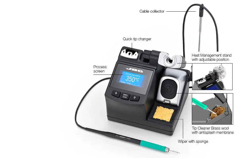 JBC прецизионная паяльная станция, CD-2SE 230 В