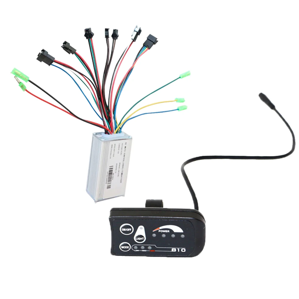 36V 250w электрический велосипед контроллер Дисплей Водонепроницаемый основной кабель 6 pin разъем комплектующие электровелосипеда синусоидным контроллером - Цвет: LED 36V WITHOUT WIRE