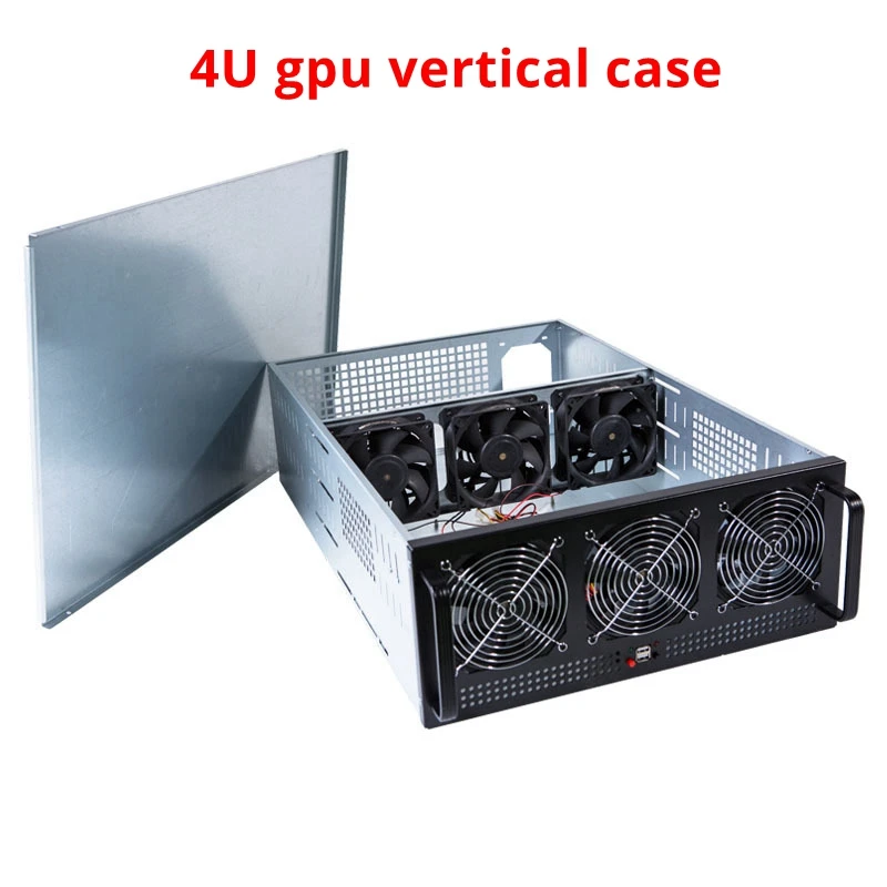 Крипто монета Биткоин добыча rig рамка ETH LTC шасси USB шахтер PC чехол разделитель