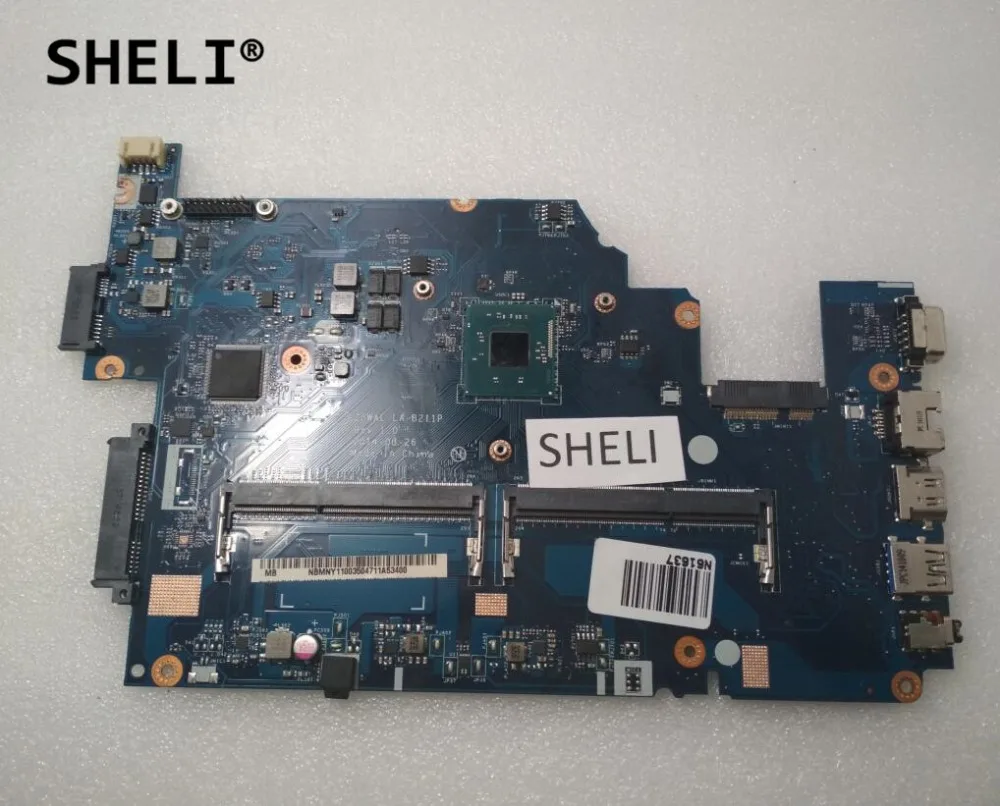 SHELI LA B211P NBMNY11003 For font b ACER b font E5 511 Motherboard with N3540 cpu
