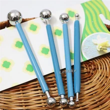 4 шт./компл.) Высокое качество 13 см Нержавеющая сталь Фондант Моделирование мяч инструменты, украшающие торт Дизайн Sugarcraft укладки поставки