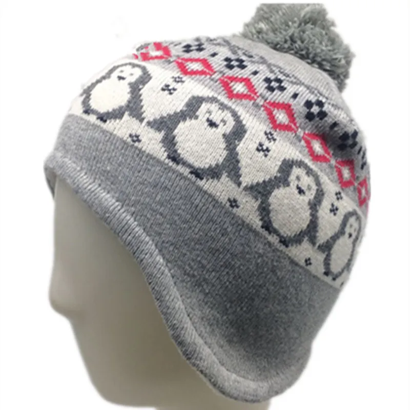 Cartoon Cute animals penguin Hat 
