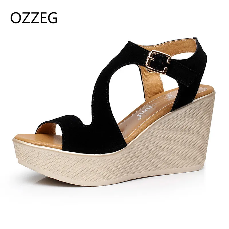 

Summer Women Shoes Platform Sandals Sexy Wedges Women Sandals Fashion Shoes High Heels Sandalias Mujer High Quality Size 34-43
