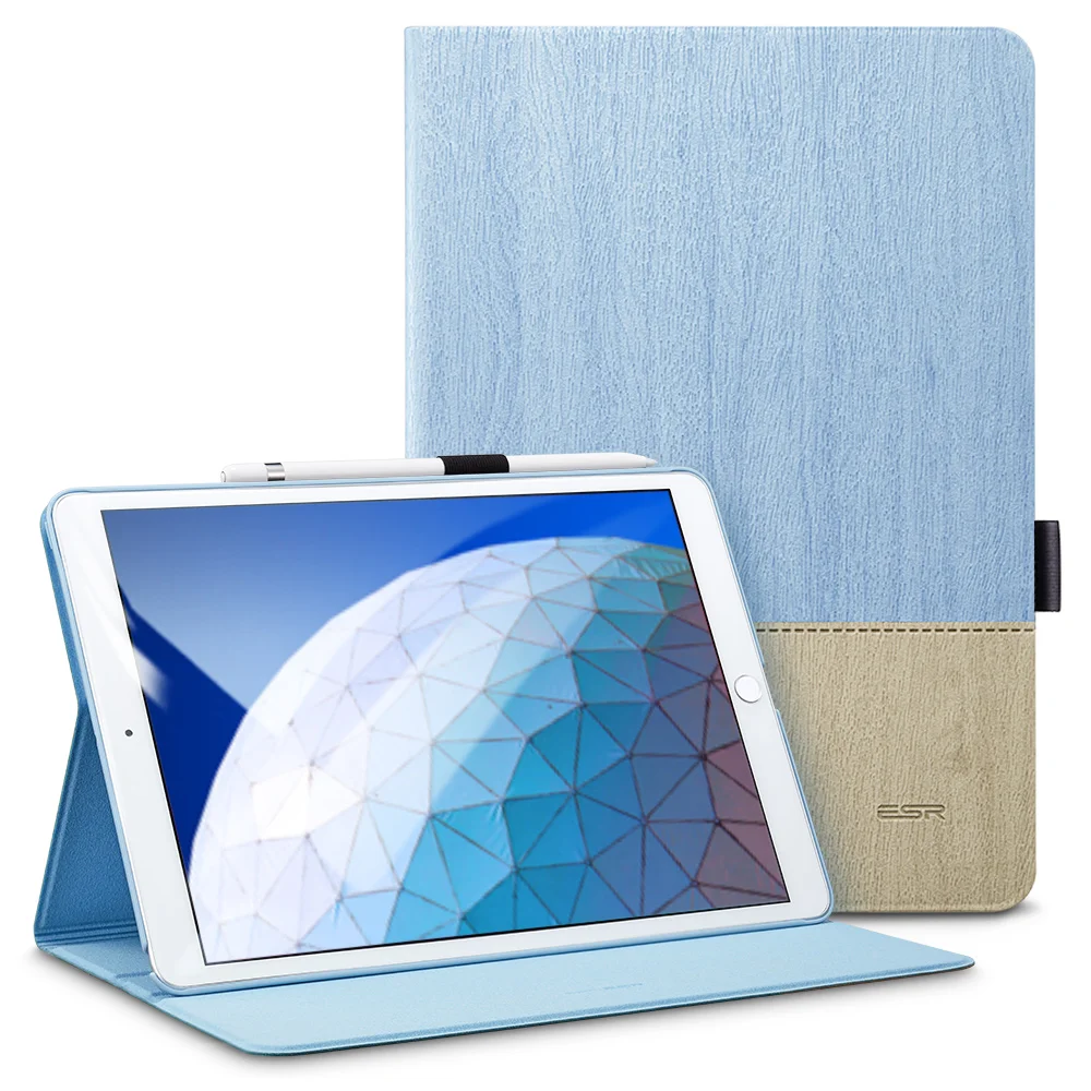 ESR чехол для iPad Air 3, простая оксфордская ткань из искусственной кожи, умный чехол-книжка с карандашом, держатель для iPad Air 3 10,"