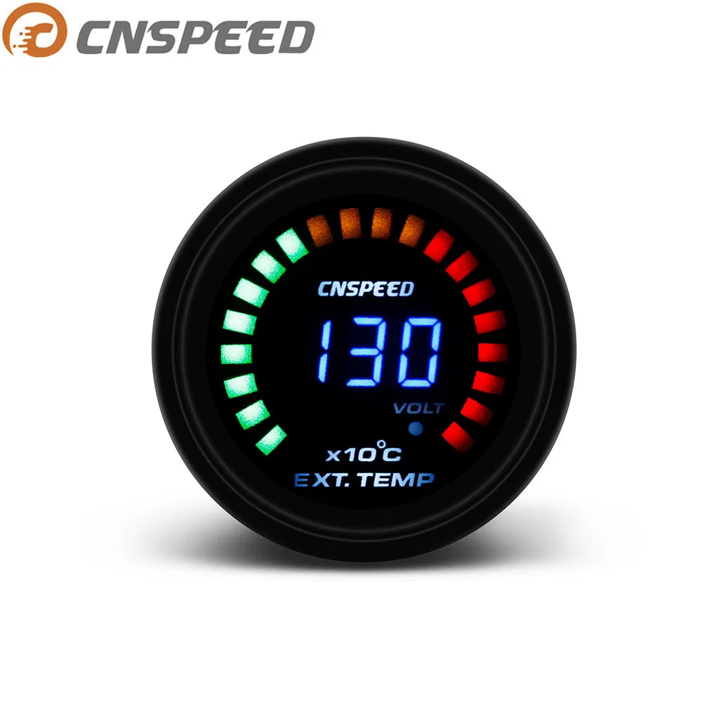 Датчик температуры выхлопных газов CNSPEED TO101346 цифровой измеритель 2 дюйма 52 мм 12 В