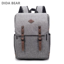 DIDA BEAR, мужские 15 дюймовые рюкзаки для ноутбука, сумка для подростков, девочек и мальчиков, Большой Вместительный нейлоновый Унисекс Рюкзак для компьютера, Женский Mochilas