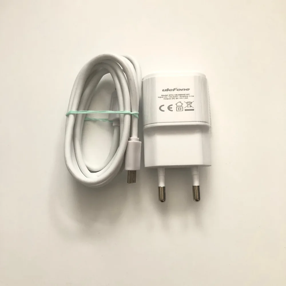 Used Travel Charger + USB Cable Line For Ulefone S8 MTK6580 Quad Core 5.3 inch HD 1280x720 Smartphone | Мобильные телефоны и