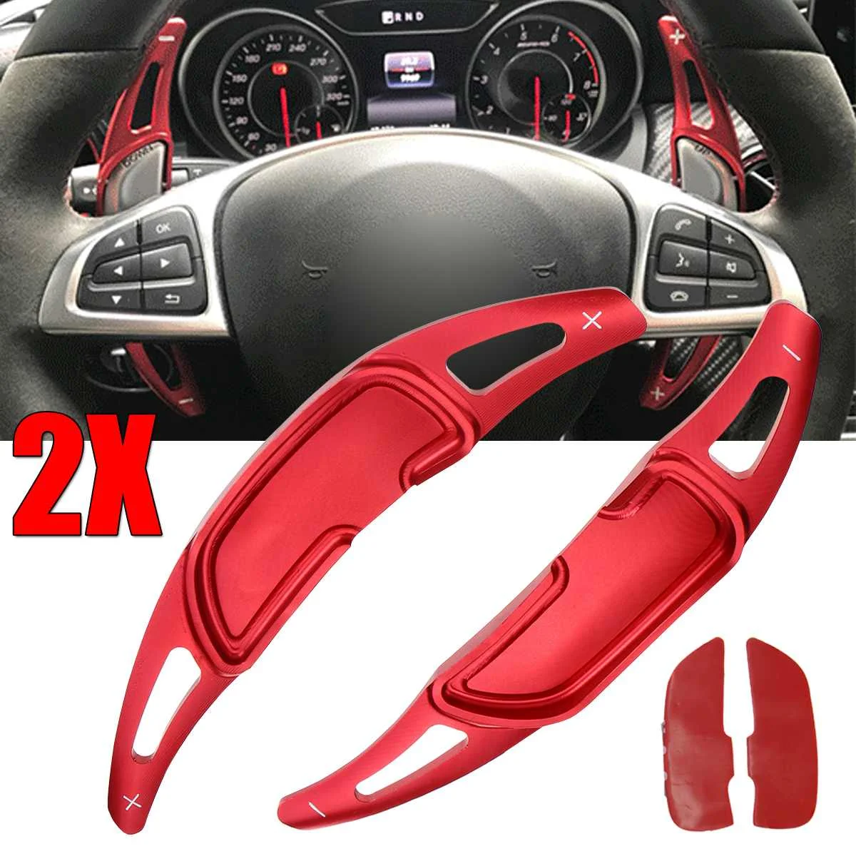 2 шт. W176 A45 cl45 C63 Алюминиевый Автомобильный руль сдвиг Paddle Shifter расширение автомобиля для Mercedes для Benz для AMG