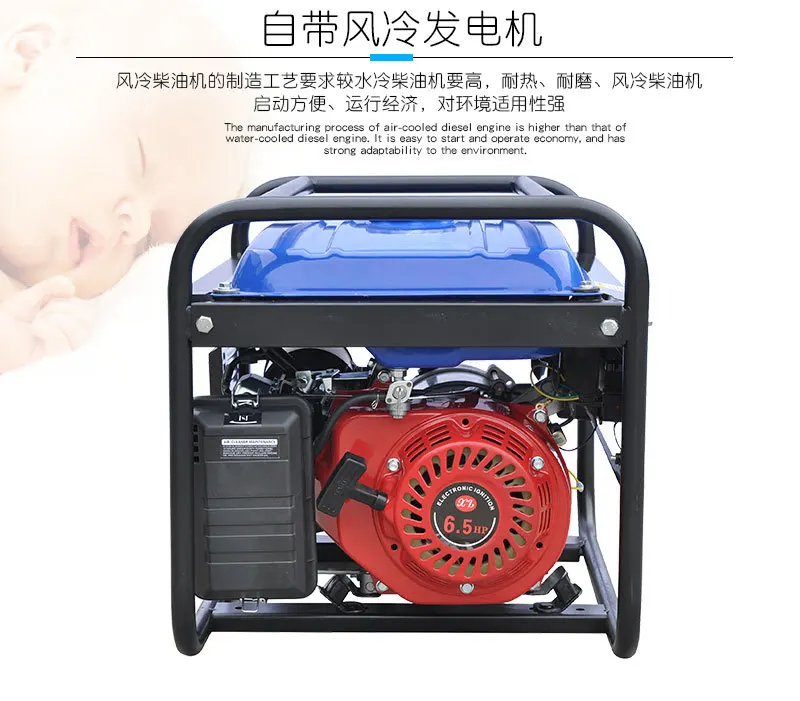 Gerador da Gasolina 5 kw Renovação da Casa
