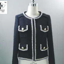 Hss0318 Для женщин универсальные досуг короткие тонкое пальто