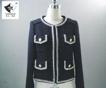 

HSS0318 Women All-match leisure short thin coat