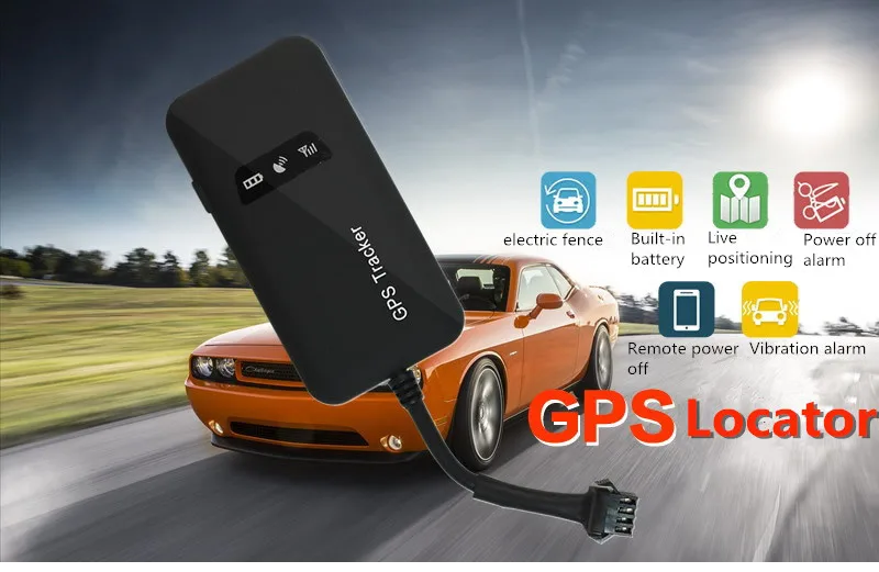 GT02 Car GPS Tracker GPRS GSM Auto Electric Motorcycle GPS Locator Real Time Online Tracking
