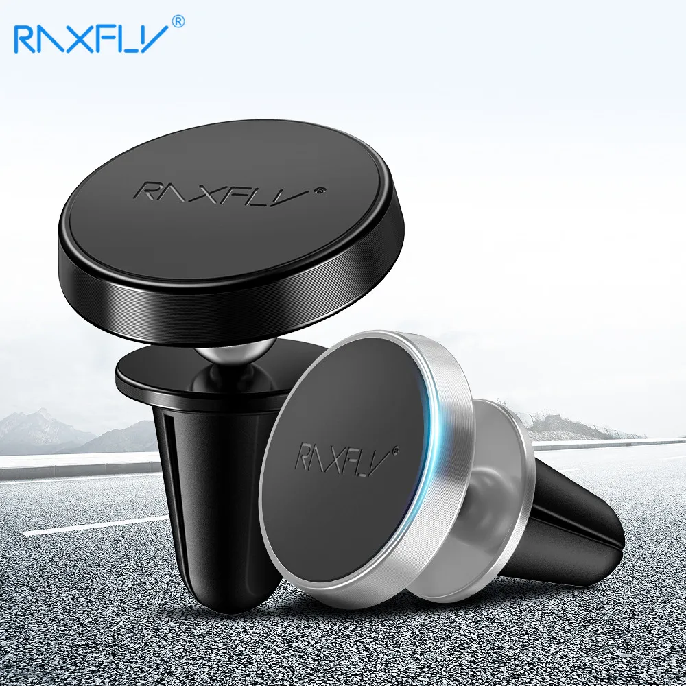 

RAXFLY Phone Car Holder For iPhone XS Max XR XS X 8 7 Plus 6S 6 Magnetic Car Phone Holder For Samsung S10 S9 S8 Phone Holder