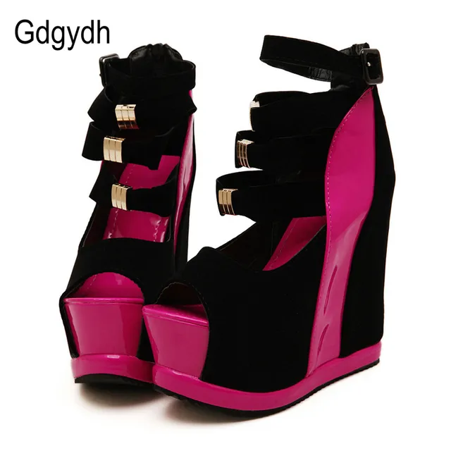 Gdgydh Hot Sale New Summer Shoes Woman Sexy Ultra High Heels Female Sandals Platform Wedges Open Toe Women Shoes Princess Shoes Gdgydh Hot Sale New Summer Shoes Woman Sexy Ultra High Heels Female Sandals Platform Wedges Open Toe Women Shoes Princess Shoes