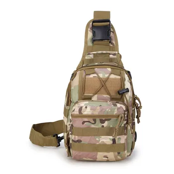 

Fishing Bag Mutipurpose Fishing Bucket Bag Camping Hiking Bag Tactical Chest Pack For Fly Fishing Shoulder Sports Bag 14*9*24CM
