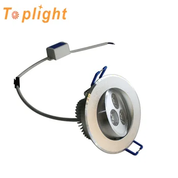 

Good quality round square LED Down Light Spot Lamp Embedded installation Recessed 3W ceiling light Shipping free from factory
